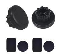 ThtRht 2 Pack Magnetic Phone Holder Mount Magnet and Metal Plate with 17mm Ball Joint Socket Replacement Base for Car Smartphone Stand Air Vent Windshield Dashboard Cradle-Less Stick-On Case