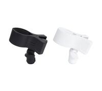ThtRht 2 Pack Microphone Holder Mic Clip with 3/8 Thread Mount Socket Adapter for Handheld Transmitters Wireless Wired Microphones OD 32mm to 60mm Tripod Boom Arm Stand