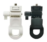 ThtRht 2 Pack Monitor Camera Mount Clamp Clip Screen LCD Display Top Fill Light Flash Holder Webcam Stand with 1/4 Screw Universal Connector for Phone Tripod Tablet Video Live Stream