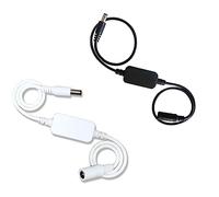 ThtRht 2 Pack Router Rebooter Automatically Reboots DC Cable 5.5mm x 2.1mm Plug Programmed ON/Off Cycler Refresh for WiFi Modem GSM Routers Network Camera Webcam（ Timing 24H Auto Switch ）