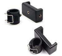 ThtRht 2 Pack Selfie Stick Mount Phone Holder Clip Clamp Pole Phone Mount for Gopro Extension Pole Selfie Stick Monopod Portable Vlog Handle Grip Action Camera Telescopic Tripod 2nd Screen Control