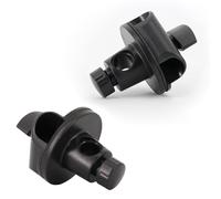 ThtRht 2 Pack Tripod Horizontal Arm Cross Connector Clip Mount Adapter OD 15mm 3/5inch Pole Stand Rotating Joint Base for Camera Microphone Holder Phone Mic DSLR Top Center Column Axis Extended Arms