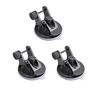 ThtRht 3 Pack Car Dash Cam Holder Suction Cup Base Mount Bracket Stand Connector Without Rotating Joints Adapter 3rd Gen for GPS DVR Camera Windshield & Dashboard Driving Recorder Monitor Kit