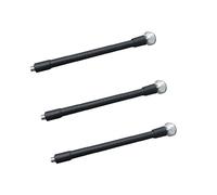 ThtRht 3 Pack Ring Light Phone Holder Support Hose Mount Replacement with 1/4 Screw 17mm Ballhead Flexible Gooseneck Arm Connector Middle Parts for Selfie Ring Lights Phone Clip Bracket Tripod Stand
