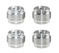 ThtRht 4 Pack Microphone Clip Adapter 1/4'' to 5/8'' + 3/8'' to 5/8'' Thread Screw Set Connector Converter for Mic Stand Holder Condenser Shock Mount Boom Bar Camera Monitor Tripod Fellow Streamer