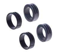 ThtRht 4 Pack Out Front Mount Gasket Bicycle Handlebar Washer Ring for Garmin iGPSPORT GPS Edge Explore XOSS G/G+ Bike Computer Cycling Stand Holder Compatible with 31.8mm 25.4mm 2 Type Bar