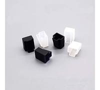 ThtRht 50 Pack RJ45 Connectors Dust Cover Protector Ethernet Cable Plug Protective Case Cap for RJ45 Pass Through Connector Network Cat5e Cat6 Cat7 Internet LAN Patch Cord Printer Indoor Outdoor