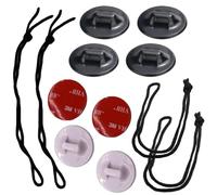ThtRht 8 Pack Action Camera Safety Tether Anti-Lost Strong Adhesive Sticker Straps Strings for GoPro Hero Insta360 DJI OSMO Action SJCAM AKASO Helmet Mount Holder Boat Motorcycle Underwater Camera