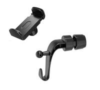 ThtRht Car Headrest Phone Holder with Headrest Hooks Hanger Organizer 2 in 1 Car Seat Phone Mount Holder Stand for iPhone Back Seat Kids Passenger Handbag Purse Hat Grocery Bag Road Trip Essentials