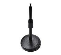 ThtRht Desktop Microphone Stand Replacement Weighted Metal Adjustable Table Mic Stand with 1/4 inch threaded Screw Connector for Desk Mic Stands Microphone Clip Holder Mic Clips Phone Holder Bracket