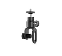 ThtRht Mini Ball Head with Monitor Mount Clamp Clip 1/4'' Screw Adapter Holder for LED Screen Desktop Computer Flash Light Microphone Webcam Action Camera Camcorder Web Cam Video Portable Selfie Light