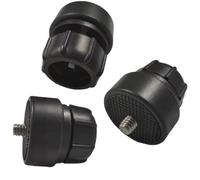 ThtRht - Set of 2 1/4-17mm Ball Mount Screws, Bracket Mount Base, for DV Tripod, Camera, Car Monitor, GPS, Phone Holder, Ring Light, Hose Holder