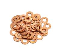 THua store Copper Seal Washer Gasket Sump Plug Oil Sump Plug Flat Washers Compatible With Peugeot 207 208 307 308 406 407 HDI 031333 SW5 Compatible With Citroen (Color : 100pcs)