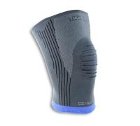 GenuAction - Closed Knee Support - Knee Braces for Arthritis, Joint Pain Relief, Chronic Aches, Knee Injuries, Runners Knee - for Daily Wear, Recovery - Graded Compression, CE Medical Device (Size 4)