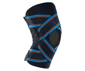 Thuasne - Ligament Reinforcement Knee Support - Genouillère Strapping Noir - Size M - Black Black M