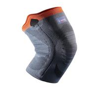 THUASNE - Reinforced Knee Support Knitted Sport Knee Sleeve - Knee Support & Comfort - Elastic Fabric, Soft Lateral Ribs - Simple Use - CE Medical Device - (Size XLarge: Knee Circumference 42-45 cm)
