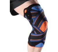 Thuasne Sport - Novelastic Strapping Knee Brace - Unstable or Painful Knee - Lateral Support, Anatomically Shaped Knit - Support Index 3/3 - CE Medical Device (Size XL)
