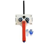 THUCHENYUC Efficient Cable Pulling Tool, Portable Electrical Wire Puller for 0.3" Max Wire,High-Speed Wiring Tool for Conduit & Pipe Threading,Residential & Hydro Projects(Orange)