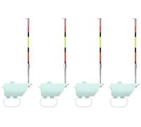 THUCHENYUC High Sensitivity Fishing Float Bite Alert for Rods, Smart LED Luminous Hook Alarm with LED Lights & Sound,Waterproof Buzzer Detector for Sea & Lake Fishing(4pcs)