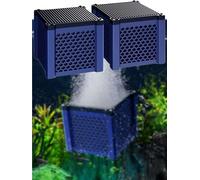 THUCHENYUC Pure Cube Water Trough Filter, Activated Carbon for Pond Horse Manger/Fish Tank Activated Carbon Filter Media,Honeycomb Charcoal Cube High Efficiency Reusable(2pcs)
