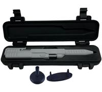 THUCHENYUC Tactical Slide Action Ballpoint Pen, Tactical 3D Printed Slide Action Pens EDC Creative Novelty Writing Tool Refillable Smooth Quick-Drying Ink Pen Desk Accessory Gift for Men(Grigio)