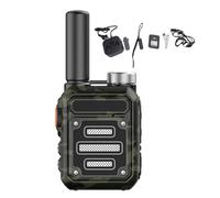 THUCHENYUC Unlimited Range Walkie Talkie, Waterproof Shock Resistant Walkie-Talkies Rechargeable Long Range Walkie-Talkies No Fees Calls Mini Walkie Talkie(Camouflage,1pcs)