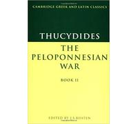 Thucydides - The Peloponnesian War Book II - New Paperback - P555z