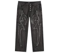 Thug Club Men's Tribal Denim Jeans Black 3