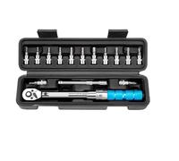 THUJMGH Torque bar Multitool Torque Wrench Set 1/4" 2-24Nm Double Scale Maintenance Tool Allen Key Combination Repair Kits Torque Wrenches
