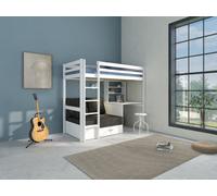 Thuka Hit Highsleeper With Black Futon Scandinavian Pine