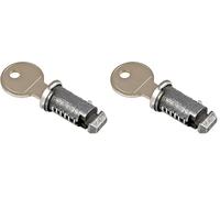 Thule 1500001015 Lock with Key, Silber (Pack of 2)