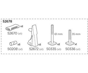 Thule 52678 Assembly parts bag for 598