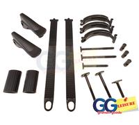 Thule 591 Bike Rack Cycle Carrier | T Track Bolts, Lock Nuts, Wheel Strap Kit
