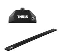Thule 7106 Evo Flush Rail Foot Pack + Thule 7115 Black Evo Wingbar Roof Bars