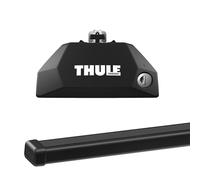 Thule 7106 Evo Flush Rail Foot Pack + Thule 7125 Evo SquareBar Roof Bars