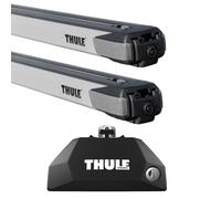 Thule 7106 Evo Flush Rail Foot Pack + Thule 893 Slide Bar Roof Bars