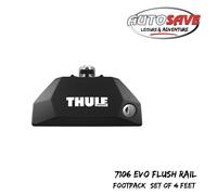 THULE - 7106 EVO Flush Rail Footpack ~Set of 4 Feet~ (710600) NEW & IN STOCK