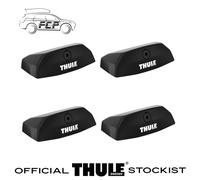 Thule Fixpoint Evo Cover Kit 710750 Set of 4 Car Roof Bars Rails Black