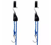 Thule 838 QuickDraw Bow and Stern Line Tie Down Straps Set of 2 with Carabineer