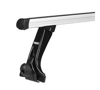 Thule Roof Rack Rain Gutter SquareBar Evo Black for VW Transporter (T4) Van