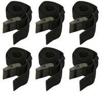 Thule Bicycle Rack Straps, 6 Pack, Nylon, Sable, Compatible with Bicycle