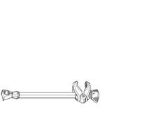 Thule Bike Arm Long for Easyfold XT Black/Silver