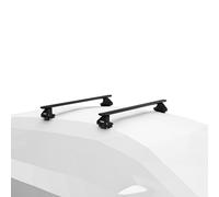 Thule Black Wing Bars Roof Rack System for Seat Leon 5dr Hatchback 2013 to 2019