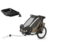 Thule Chariot Cross 1 Single Multisport Bicycle Trailer Trailer Faded Khak