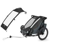 Thule Chariot Cross 1 Bike Trailer Silver Max 22 kg Boy Max 22 kg Black
