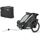 Thule Chariot Cross 1 Bike Trailer Silver Max 22 kg Boy Max 22 kg Black
