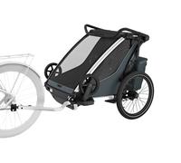 Thule Chariot Cross 2 Bike Trailer Double Folding - Grey