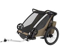 Thule Chariot Cross 2 Bike Trailer Double Folding - Khaki