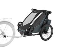 Thule Chariot Cross 2 Bike Trailer Individual Folding - Grey
