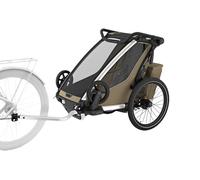 Thule Chariot Cross 2 Bike Trailer Individual Folding - Khaki